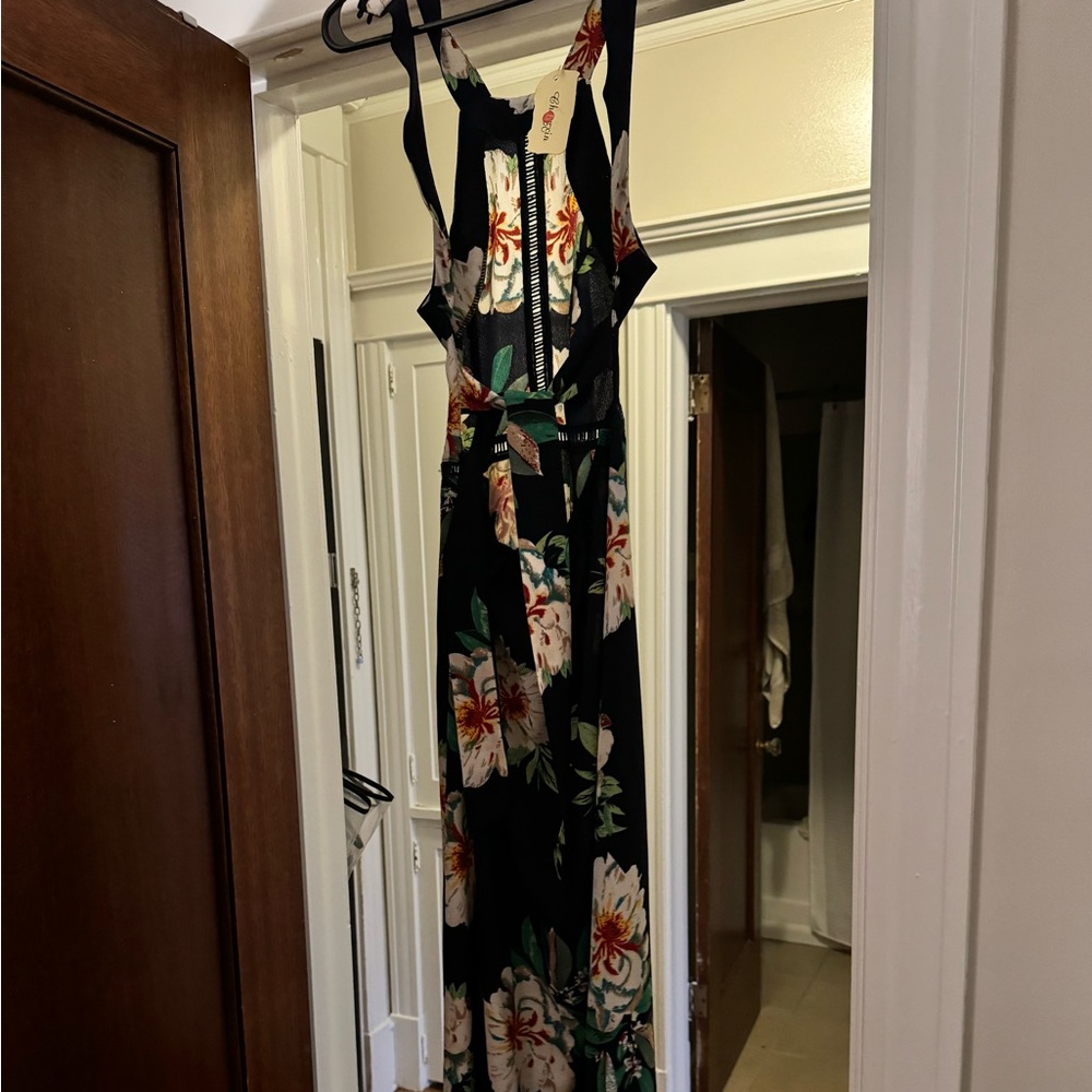 Floral wedding guest dress